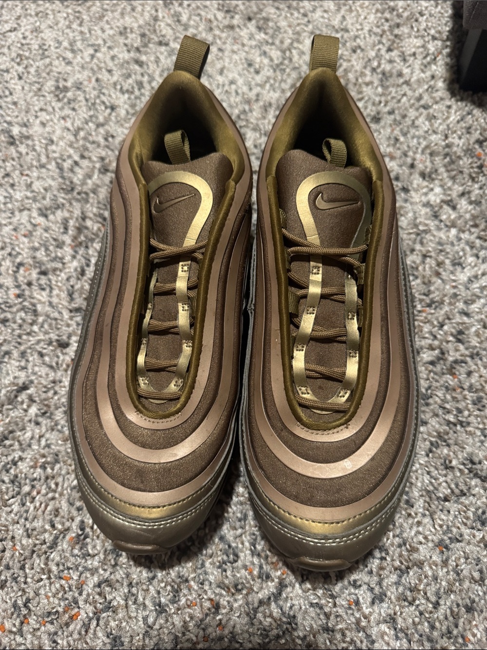 Nike Men’s Air Max 97 — Brown with Olive Accents